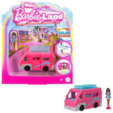 Imagem de Boneca barbie mini barbieland trailer dos sonhos - mattel hyf39/hyf38