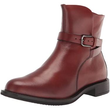Imagem de ECCO Bota feminina Sartorelle 25 cano médio com fivela, Conhaque, 11-11.5