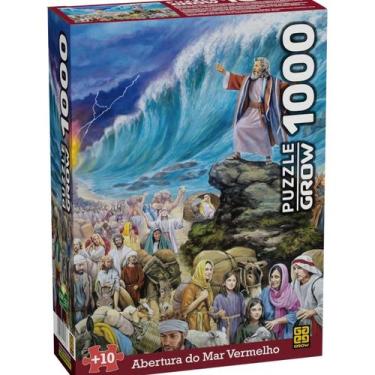 Imagem de Quebra cabeça 1000 peças abertura do mar vermelho - grow 04553