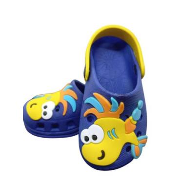 Imagem de Sandália Papete Babuche Infantil Menino Macio C/Sola Antiderrapante Mo