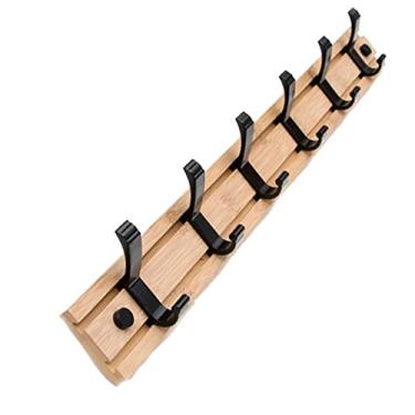 Imagem de URGDWEKJY Cabideiro montado na parede cabide de parede para pendurar roupas, chaves de bagagem, pode ser usado no quarto, sala de estar, corredor, cabide de parede (60 cm)