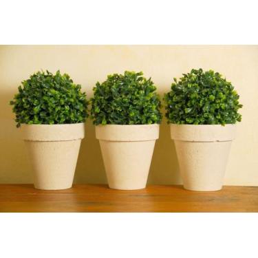 Imagem de Arranjo artificial verde bolinha - Floricultura cantagalo