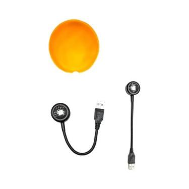 Imagem de Projetor De Luz Noturna LED Sunset, Lâmpada USB Arco-Íris, Decoração P