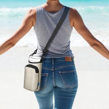 Imagem de Bolsa de transporte para garrafa de água com bolso para celular Stanley copo de 30/1,587 g com alça ajustável