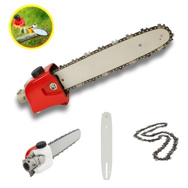 Imagem de Ponteira Motopoda Adaptador Roçadeira + Sabre + Corrente 26mm 9 Estrias