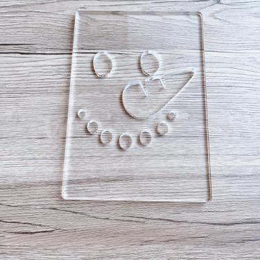 Imagem de Modelos de fresadora de lanterna de Natal, design de acrílico de 20 cm, 10 padrões, para escultura em madeira e piquetes de cerca (Snowman 2)