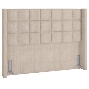 Imagem de Cabeceira Cama Box Casal 140cm P05 Paris Linho Creme