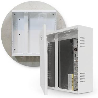 Imagem de Rack Vertical Caixa Organizadora Metálica P/dvr L350 Cftv - Ipec, BRAN