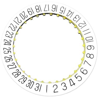 Imagem de hengfento2 Calendário de data disco para relógio Rolex Movement Eta 2834-2 2893-2, 2836-2 @ 6 Window Watch