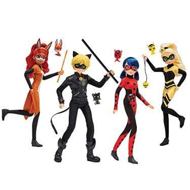 Imagem de Miraculous Heroez 4PK com joaninha exclusiva