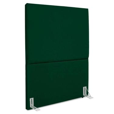 Imagem de Cabeceira Solteiro 100 Cm Com Frame Luna Suede Verde Artte Verde