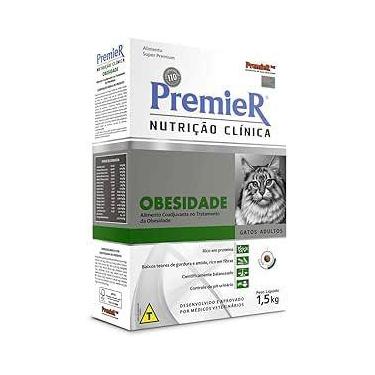 Imagem de Ração Premier Nutrição Clínica Obesidade para Gatos Adultos  Ração Sec