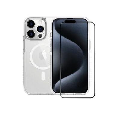 Imagem de Kit Capa Anti-Slip Magsafe e Pelicula Ultra Glass para iPhone 15 Pro - Gshield