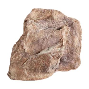 Imagem de Dualoai Paisagem de Arenito de Rochas Artificiais Várias Texturas Naturais PU Realistas para Casas Decoração de Estradas Comerciais Ao Ar Livre, Estilo c