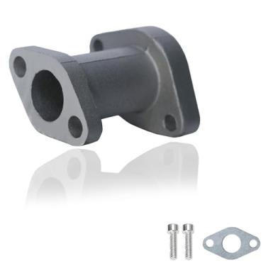 Imagem de JMCHstore Coletor de entrada de tubo de admissão de desempenho de corrida para Coleman CT100U CC100X 98cc para FRP GMB100 Mini bike, para motor Predator 79cc 154F 3Hp, SK100 CK100-S Go kart, scooter