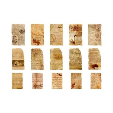 Imagem de Álbum De Papel Vintage Para Scrapbook, Decoração De Fotos, Diário E Ca