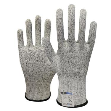 Imagem de Luvas de segurança resistentes ao corte, luva de cozinha de grau alimentício de nível 5 para cortar carne de cozinha, descascar ostras - X grande-cinza mesclado 2