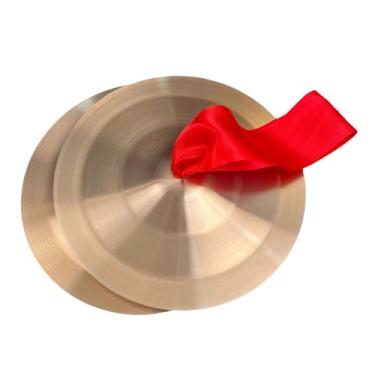 Imagem de YIJU Címbalos de mão, instrumento musical pequeno e tradicional, brinquedos musicais, címbalos de dedo para palco, banda, crianças, adultos e, 9cm