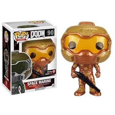 Imagem de FUNKO Pop! Games DOOM Gold Space Marine #90 (Exclusivo)
