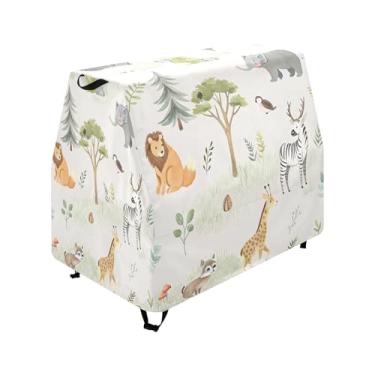 Imagem de Qilmy Animals Kids Water Table Cover, Duty Waterproof Patio Table Covers for Outdoor Toddler Splash Tables, UV Resistant & Dustproof Play Table Protector, Cover Only