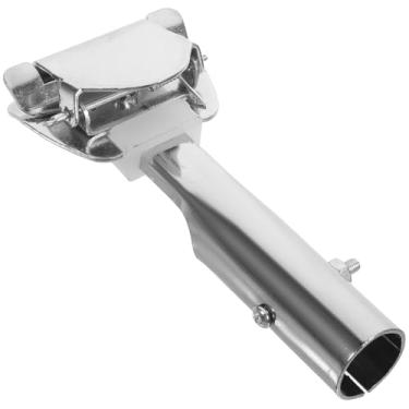 Imagem de FAVOMOTO Braçadeira de barra de esfregão de aço inoxidável, adaptador de haste de esfregão universal de substituição para limpeza de piso, uso comercial doméstico