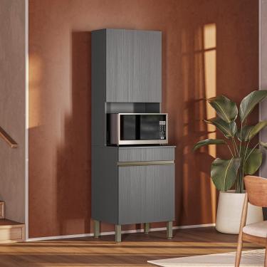 Imagem de Paneleiro Para Microondas 2 Portas Line - Ssx Multicoisas Gris-gris