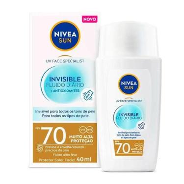 Imagem de Protetor Solar Facial Nivea Sun UV Specialist Invisible Fluido Diário 