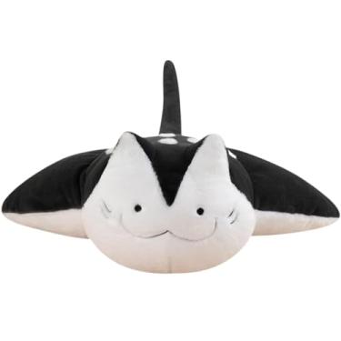 Imagem de POPOTATO 24'' Gaint Manta Ray Cat Plush - Kawaii Manta Ray Stuffed Animal - Cute Cat Pillow