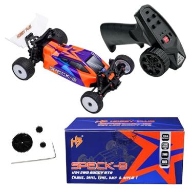 Imagem de HOBBYPLUS Speck B 1/24 2WD Mini RC Car - RTR RC Buggy, Fast Mini Racing Buggy, Brushless Ready with Oil-Filled Shocks – Fun Indoor Remote Control Car Racing Vehicles for Adults (Razor Orange)