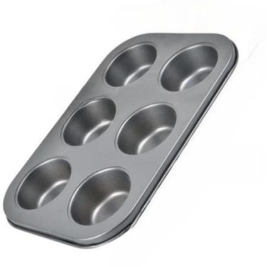 Imagem de Kit Forma Para Cupcake Bolinhos Pão de Mel E Queijo 12 Cavidades Antiaderente Grande (6 Cavidades,3)