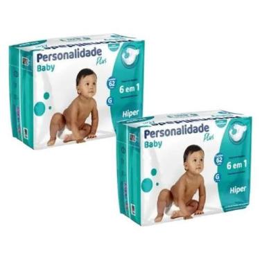 Imagem de Fralda Descartável Personalidade Baby Plus Hiper 2 Pacotes Tamanho G c