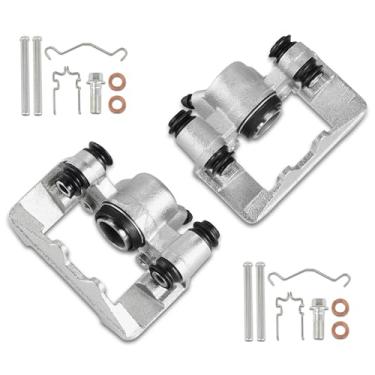 Imagem de UNITHUB Conjunto de pinças de freio traseiro direito + esquerdo 192613 192612 compatível com Toyota Corolla Matrix Vibe 1.8L 2000-2007 (conjunto de 2)