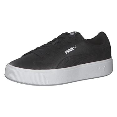 Imagem de PUMA Tênis feminino Vikky Stacked L, Preto (Puma Black-Puma Black 01), 40