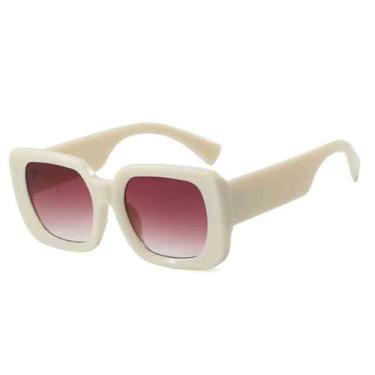 Imagem de Óculos de Sol Unissex com Estampa de Leopardo e Lentes de Perna Larga, Proteção UV400, Ideais para Esportes ao Ar Livre, Corrida e Ciclismo, Bege com Degradê Vermelho