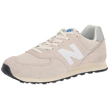 Imagem de New Balance Tênis unissex 574-v2 com cadarço, Reflexo/cinza, 47