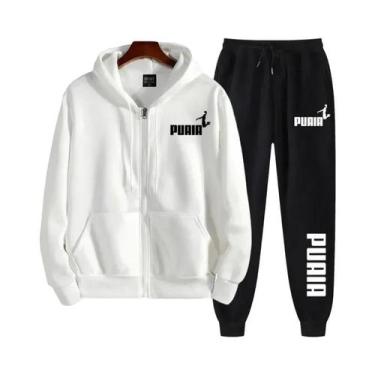 Imagem de Conjunto De Moletom Feminino Com Capuz, Blusas Estampadas E Calças, 2 