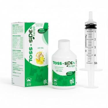 Imagem de Xarope antigripal para Cães E Gatos 90ml Vitamina C limão gengibre Toss-Side