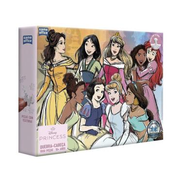Imagem de Quebra-cabeça 1000 Peças Princesas Game Office-Unissex