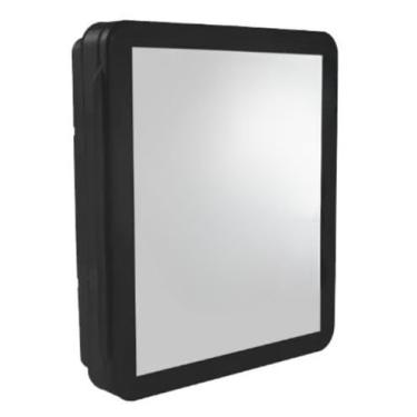 Imagem de Armario De Banheiro Com Espelho Plasbohn, Moderno, Com Espelho(preto)