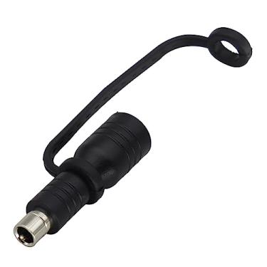 Imagem de HCFeng Adaptador DC 8020 macho para DC 7909 fêmea D-C 8 mm x 2 mm para D-C 7,9 mm x 0,9 mm conector D8 mm com fecho de silicone para painel solar RV estação de energia portátil Ex-plo-RER 1500/2000 [1