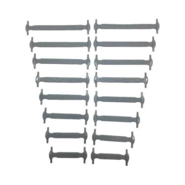 Imagem de Cadarços Elásticos De Silicone Para Crianças, 16 Peças, Sem Amarração,