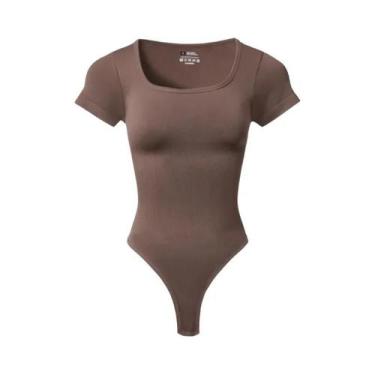 Imagem de Macacão De Yoga plus Size Para Mulheres, Sem Costura, Decote Quadrado,