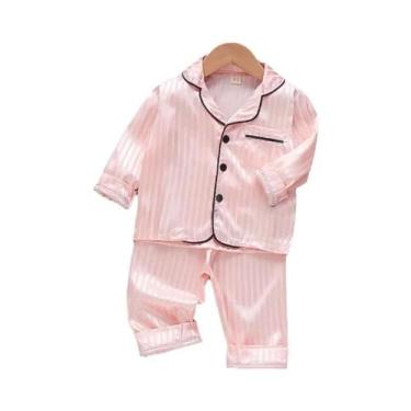 Imagem de Conjunto De Pijamas Infantis Para Meninos E Meninas, Primavera E Outon