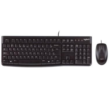 Imagem de Teclado E Mouse Com Fio USB Logitech MK120