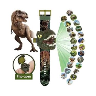 Imagem de Relógio Eletrônico Luminoso 3D De Dinossauro Para Crianças, Brinquedo 