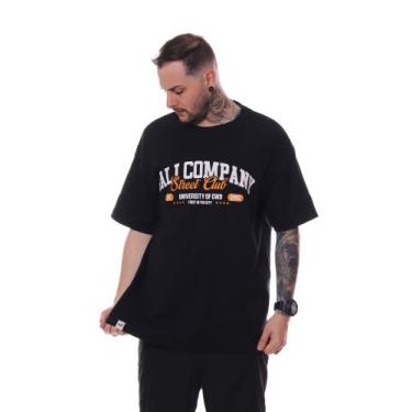 Imagem de Camiseta Bali Company Street Club College, Preto, g