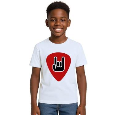 Imagem de Camiseta Palheta Red Rock And Roll Estampa Personalizada - Use P4, Bra