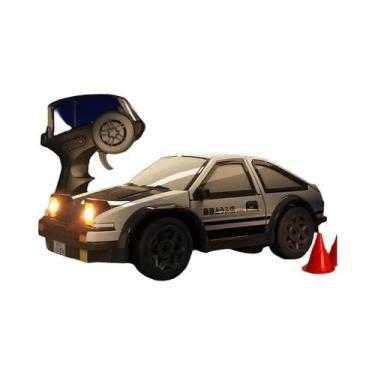 Imagem de Carro RC Em Escala 1/64 AE86 Mini Desktop Com Controle Remoto 2.4G 4WD