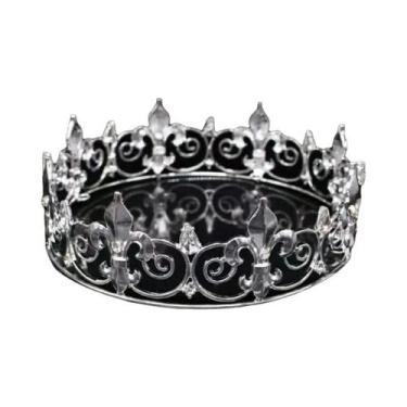 Imagem de Coroa De Noiva Simples Para Adultos, Homens E Mulheres, Tiara Redonda 