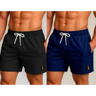 Imagem de Kit 2 Shorts Masculino Treino Academia Praia Premium-Masculino